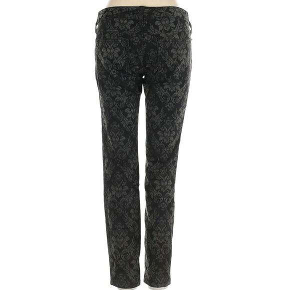 Free People Damask Brocade Jacquard Goth Skinny Jeans - Picture 3 of 10